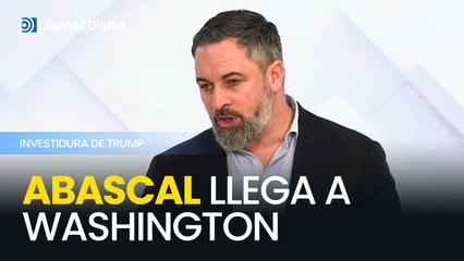 Santiago Abascal llega a Washington para la investidura de Donald Trump