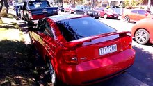 Toyota Celica 2000 ZZT231 in RED car spotting