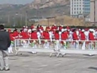 Répétition de la fanfare à Qingdao (Chine)