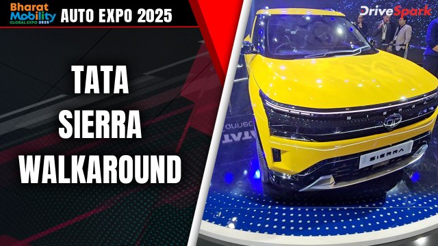 Auto Expo 2025: Tata Sierra Walkaround | Promeet Ghosh