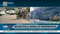 Transportistas del EdoMex inician marcha para exigir un alto a la inseguridad