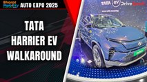 Auto Expo 2025: Tata Harrier EV Unveiled Walkaround | Promeet Ghosh