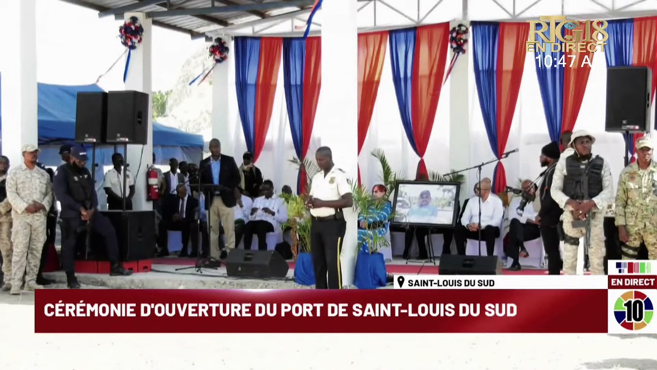 Cérémonie d'inauguration du Port de Saint-Louis du Sud