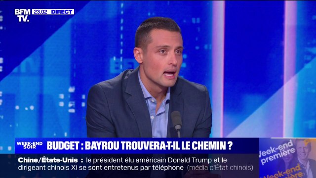 Budget: pour Aleksandar Nikolic (RN), François Bayrou veut gagner du temps