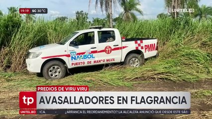 Aprehenden a cuatro personas acusadas de avasallar terrenos del aeropuerto Viru Viru