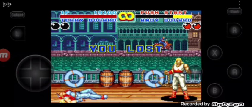 Fatal Fury 2 Terry Bogard vs Andy Bogard Terry Bogard é derrotado Andy Bogard