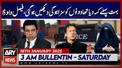 I predicted both would be sentenced, Faisal Vawda - ARY News 3 AM Bulletin | 18th JAN 2025