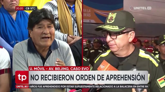 “No tenemos ninguna orden ni notificación”, dice comandante de la Policía de Cochabamba sobre disposición de aprehensión contra Evo