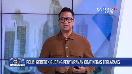 Polisi Gerebek Gudang Penyimpanan Obat Keras Terlarang di Bandung