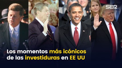 Los momentos más icónicos de las tomas de posesión en EE UU