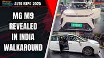 Auto Expo 2025: MG M9 Revealed In India Walkaround | Promeet Ghosh