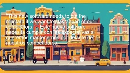 Idioms - cut the mustard