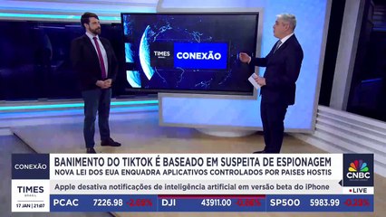 Banimento do TikTok é baseado em suspeita de espionagem; especialista do Insper comenta
