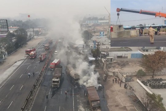 Jaipur Gas Tanker Blast: जयपुर-अजमेर हाइवे पर भांकरोटा अग्निकांड के बाद NHAI का बड़ा एक्शन, यहां जानें