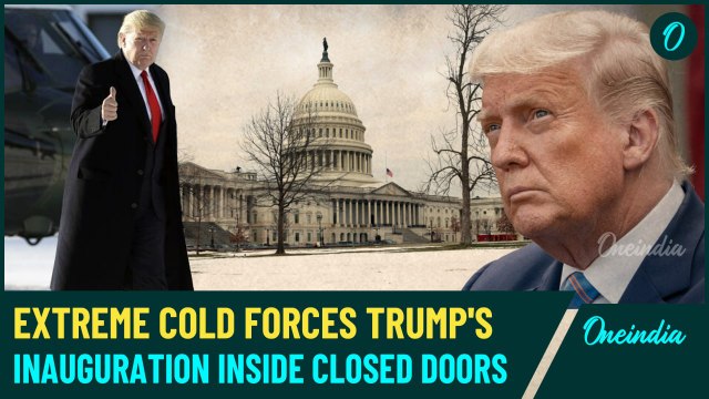 'It'll still be Historic': Trump Moves Inauguration Indoors Due to Washington Cold -New Location Out