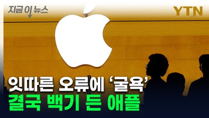 애플 '연속 오류' 터지자 백기..."비활성화 조치할 것" [지금이뉴스] / YTN