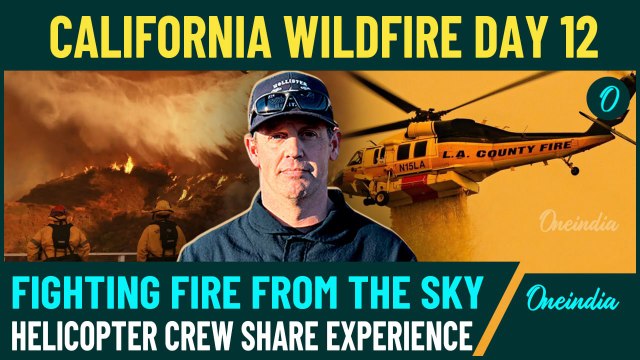LA’s Worst Wildfires: 40,000 Acres Burned, 27 Dead - Helicopters Drop Water to Save Lives & Homes