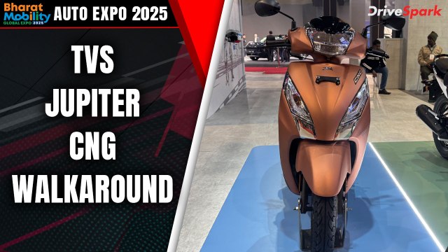 Auto Expo 2025: TVS Jupiter CNG Walkaround | Promeet Ghosh