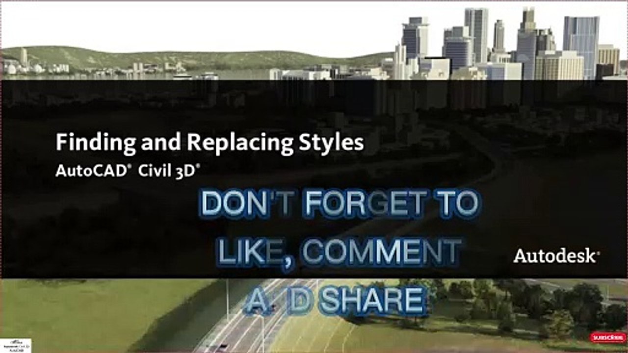 how to find and replace styles in civil 3d #autocadcivil3d #autocad #autodesk #civil3d #Autodesk #civil3d