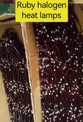 630mm 1500w ruby IR lamps stretch blow moulding machines heating equipment