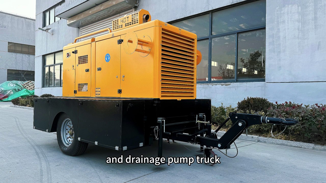 Dingbo Trailer Type Genset with Lighting and Drainage Functions