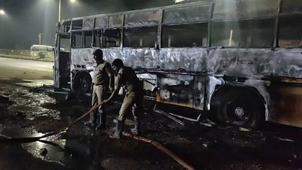 లక్కీగా జాతీయ రహదారిపై ఘోర ప్రమాదం తప్పింది.. అసలేమైందంటే?