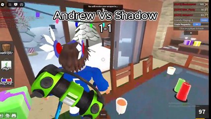 1V1ING MY LITTLE BROTHER ON MM2 (Murder Mystery 2)