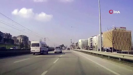 Trafikte makas atan maganda kamerada