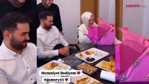 Kadir Ezildi'den müstakbeli eşi Gamze Türkmen'e mezuniyet hediyesi!