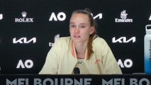 Tennis - Australian Open 2025 - Elena Rybakina injury-troubled : 