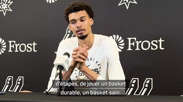 Spurs - Wembanyama : La force des Spurs, c'est de jouer un basket sain