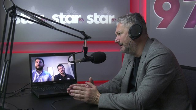 O Αλέξανδρος Παπαδημητρίου, Γενικός αρχηγός Γ.Σ. Νηρέα Λαμίας - Αθλητής Υδατοσφαίρισης και ο Νικόλας Παπαδημητρίου, Πρόεδρος Γ.Σ. Νηρέα Λαμίας - Αθλητής του συλλόγου, στον STARFM