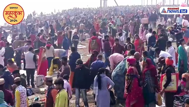 प्रयागराज महाकुंभ 2025 Day 6: संगम पर श्रद्धालुओं का मनमोहक नजारा