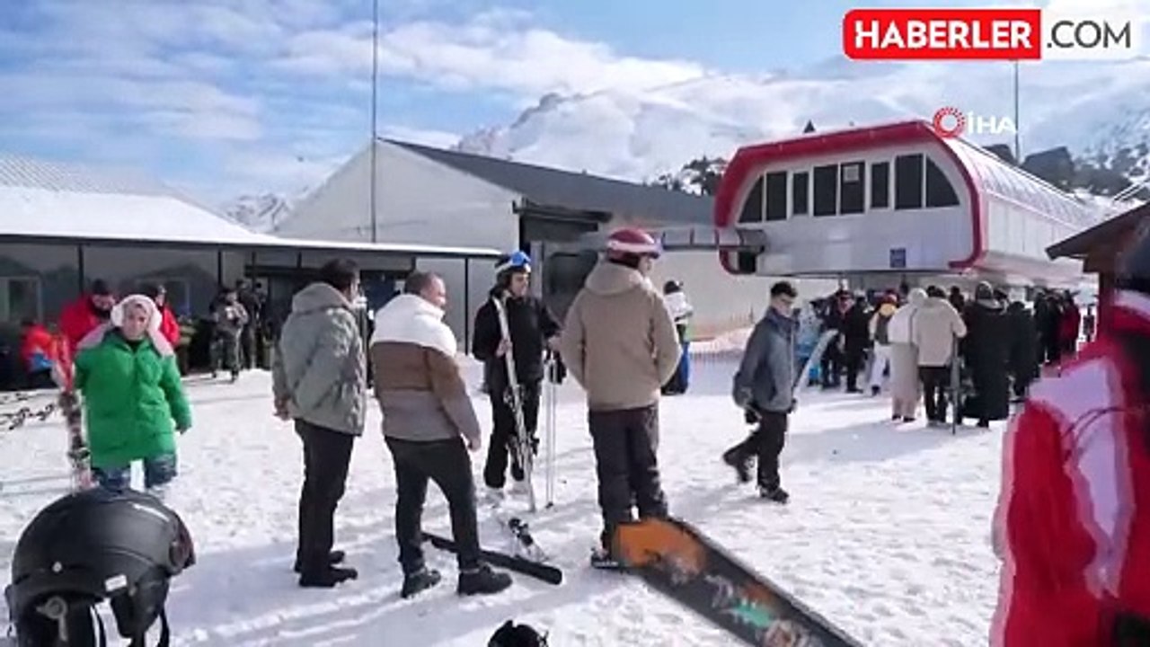 Ergan Kayak Merkezi Sömestr Tatilinde Dolup Taştı