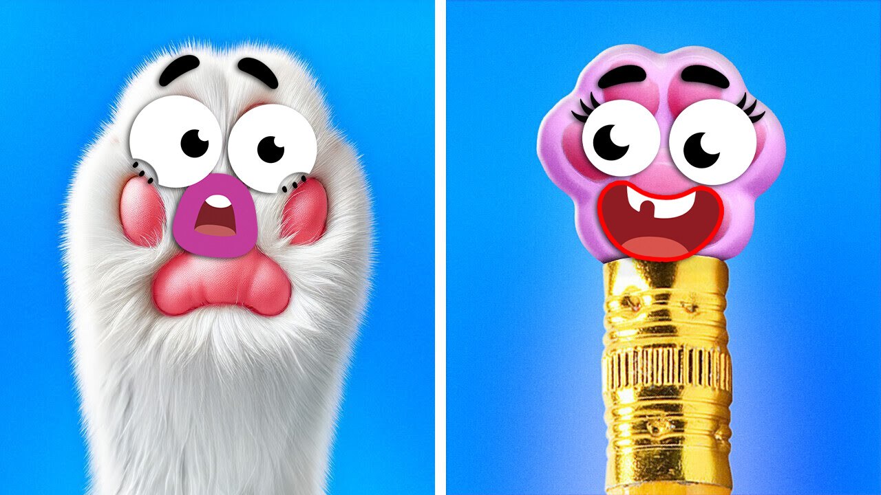 Clumsy Doodles Try Human Hacks! Hilarity Ensues