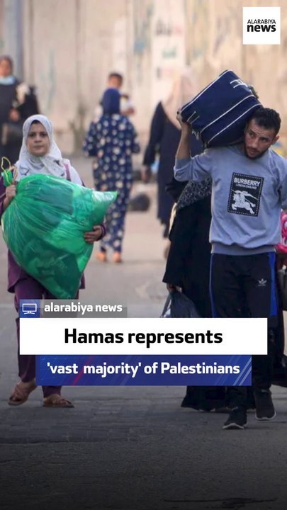 Hamas represents ‘vast majority’ of Palestinians