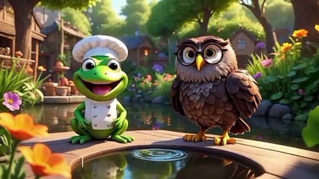 Freddy the Frog’s First Hamburger Adventure at The Ribbit Café Fun Kids Animal Story #kidsstories