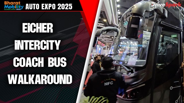 Auto Expo 2025: Eicher Intercity Coach EV | Hindi | Promeet Ghosh