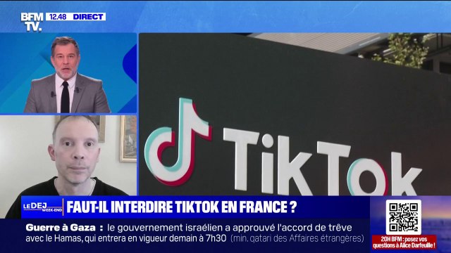 Interdiction de TikTok: Tous les réseaux sociaux sont aujourd'hui désignés comme des dangers , explique Fabrice Epelboin, enseignant à Sciences Po
