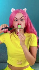 DIY Gummy Lollipop  😅🍭 #food #snapchat #123gofood