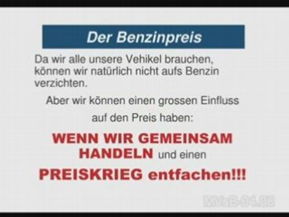 Benzinpreis-Wucher