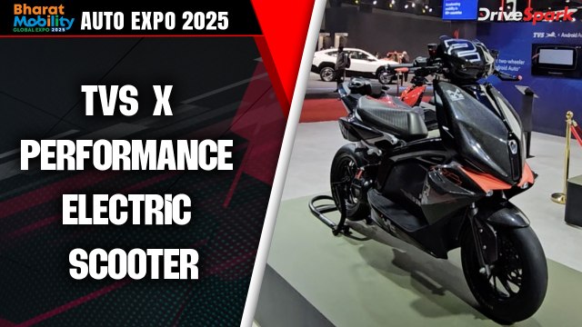 Auto Expo 2025: TVS X Performance Electric Scooter | Hindi | Promeet Ghosh