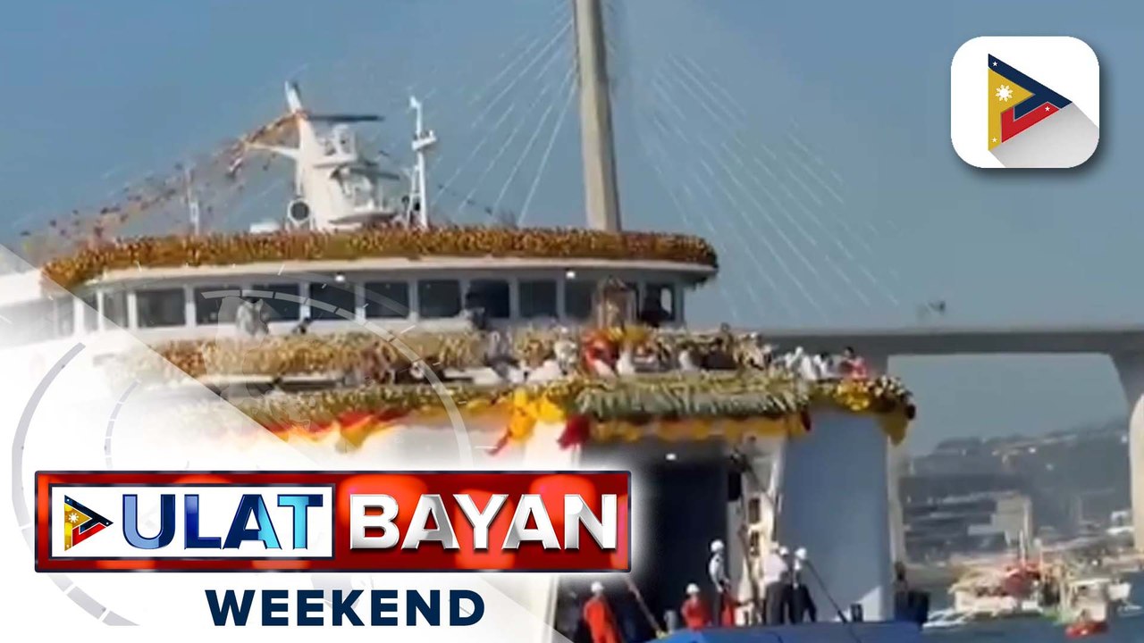 Fluvial procession na bahagi ng Sinulog Festival sa Cebu City, naging matagumpay
