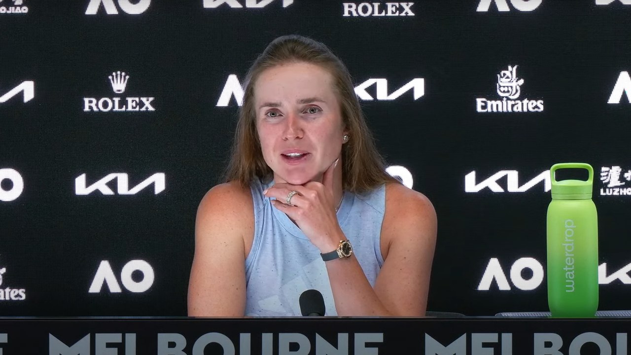 Tennis - Australian Open 2025 - Elina Svitolina inspired by her husband Gael Monfils : "I'm really proud of myself, of Gael"