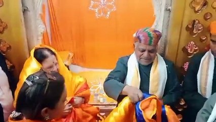 नाथद्वारा : रिलायंस समूह की प्रमुख कोकिला बेन अंबानी ने किए श्रीनाथजी के दर्शन ।
