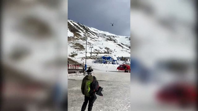 Accidente en la estación de esquí de Astún