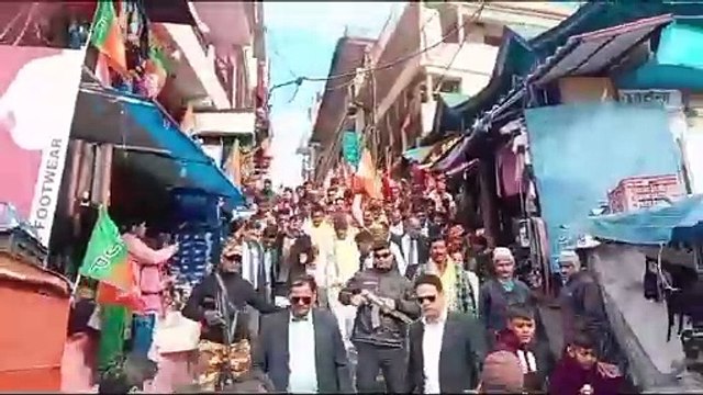 सीएम पुष्कर धामी ने लोहाघाट में बीजेपी प्रत्यासी गोविंद वर्मा के समर्थन में निकाला रोड शो, सीएम के रोड शो में उमड़ी भारी भीड़,रोड शो के माध्यम से बीजेपी प्रत्यासी वर्मा के समर्थन में माहौल बना गए सीएम