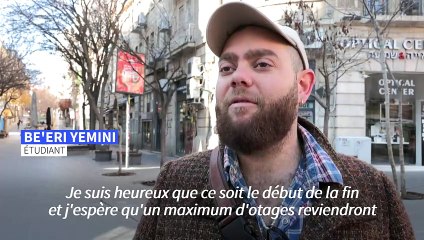 Des habitants de Jérusalem réagissent à l'accord de trêve avec le Hamas