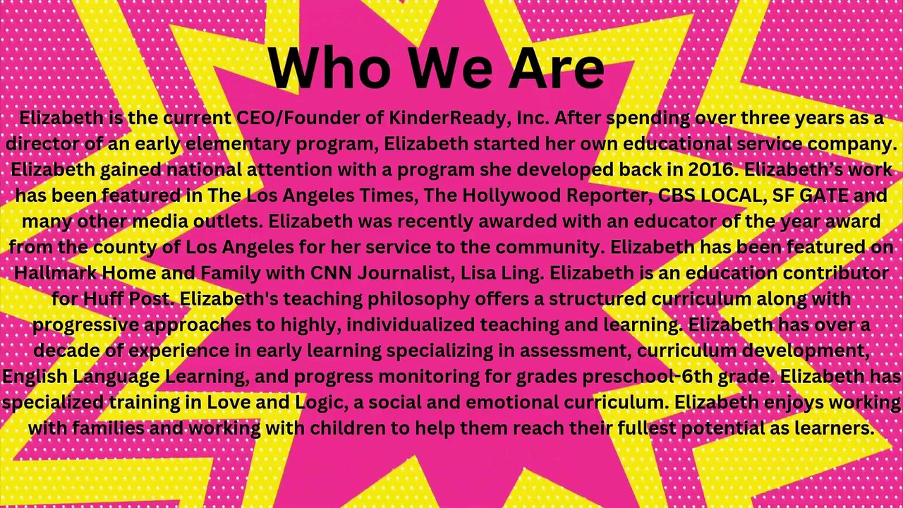 Preparing for the Future: Elizabeth Fraley’s Kinder Ready Programs Sampled By Another Interactive Quiz