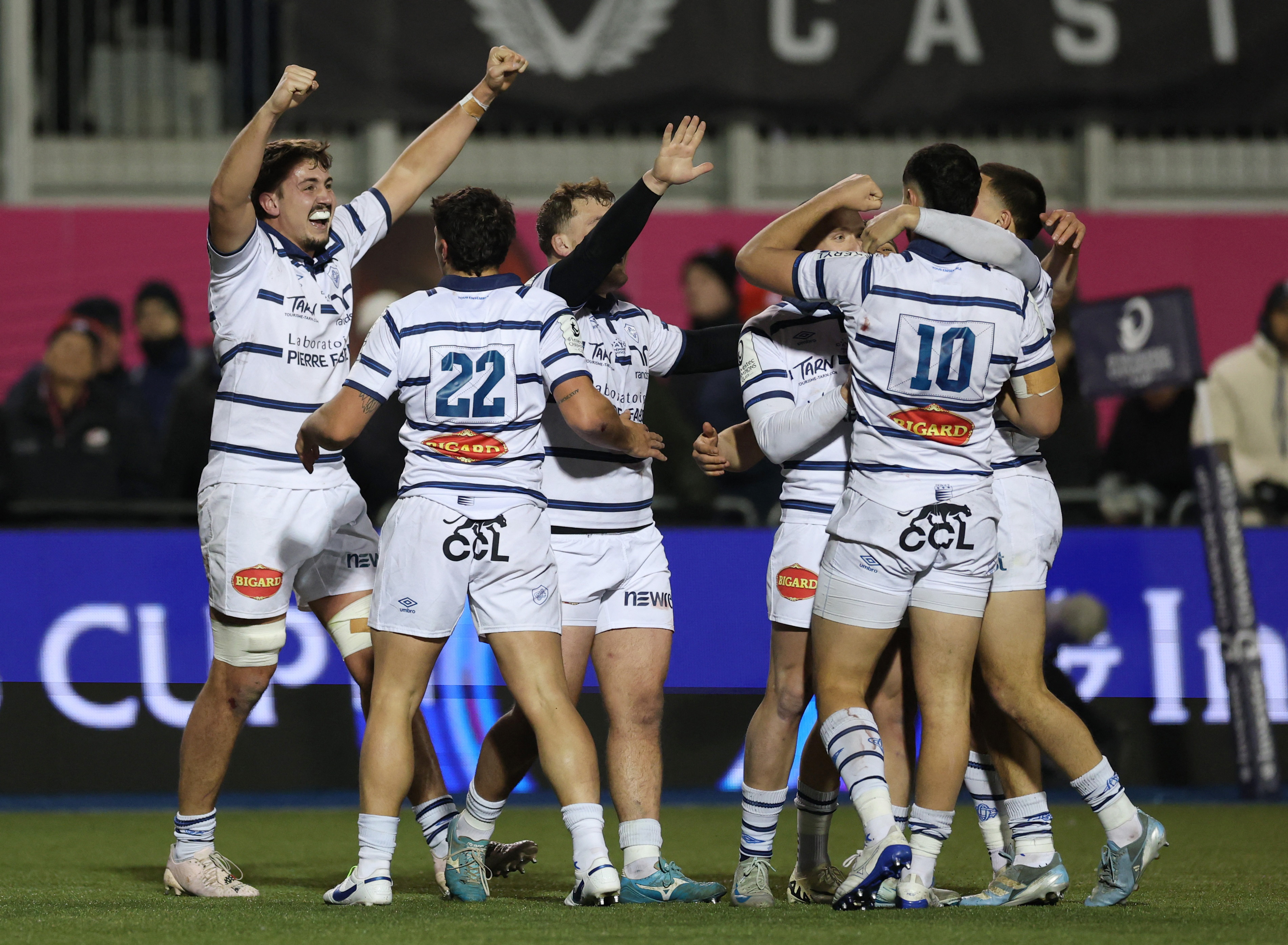 Champions Cup : Avec un exploit chez les Saracens, Castres s'assure la 2ᵉ place